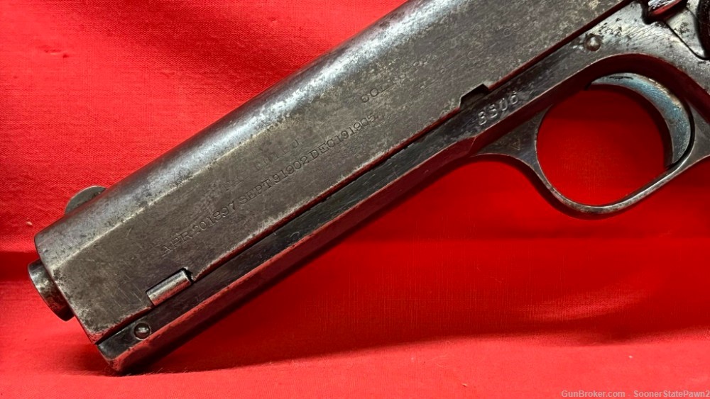 Colt Model M1905 1905 45acp 5.00" Semi-Auto Pistol - Mfg 1908-img-6