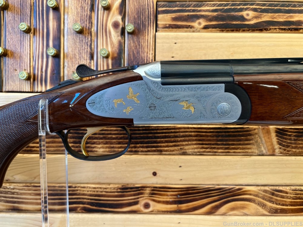 RIZZINI FAIR/NEA 600 SPORTING GOLD STAINLESS ENGRAVED RECEIVER 30" BBL 20GA-img-5