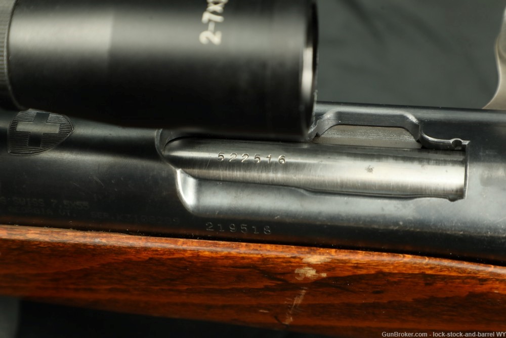 Swiss K31 7.5x55 25.6” Straight Pull Bolt Action Rifle W/ Scope C&R-img-31