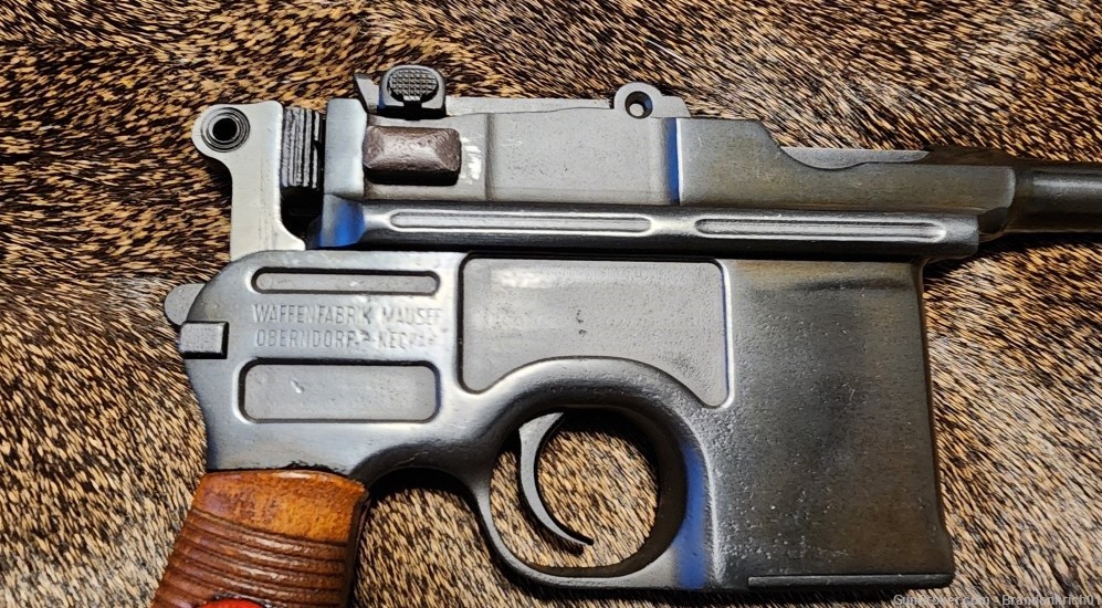 Mauser C96 9mm Broomhandle Pistol broomstick-img-8