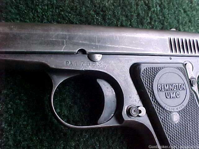 Vintage REMINGTON Model 51 Pistol 380ACP WW1 1918 Designed by John Pederson-img-2