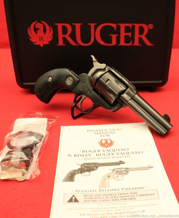 Ruger New Vaquero .45 ACP 3.75" barrel Revolver.-img-0