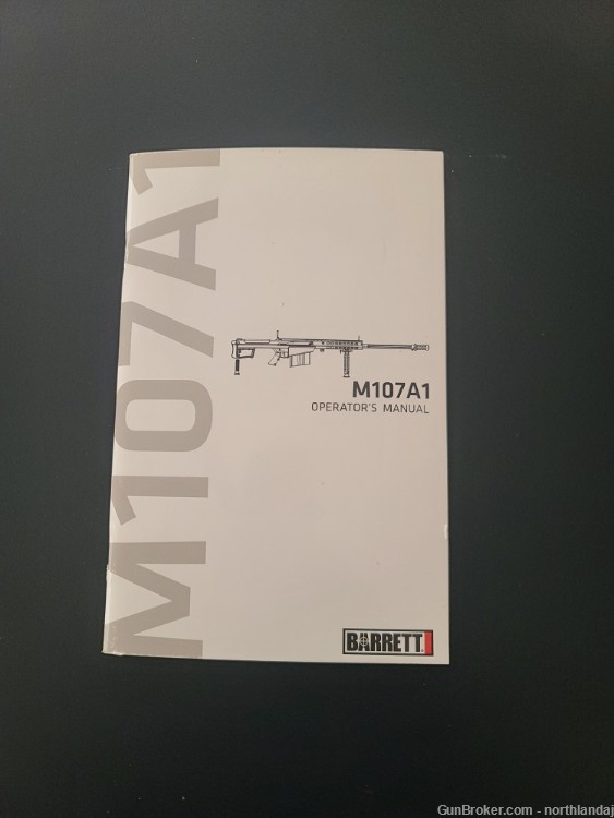 Barrett M107-A1 Operators Manual-img-0
