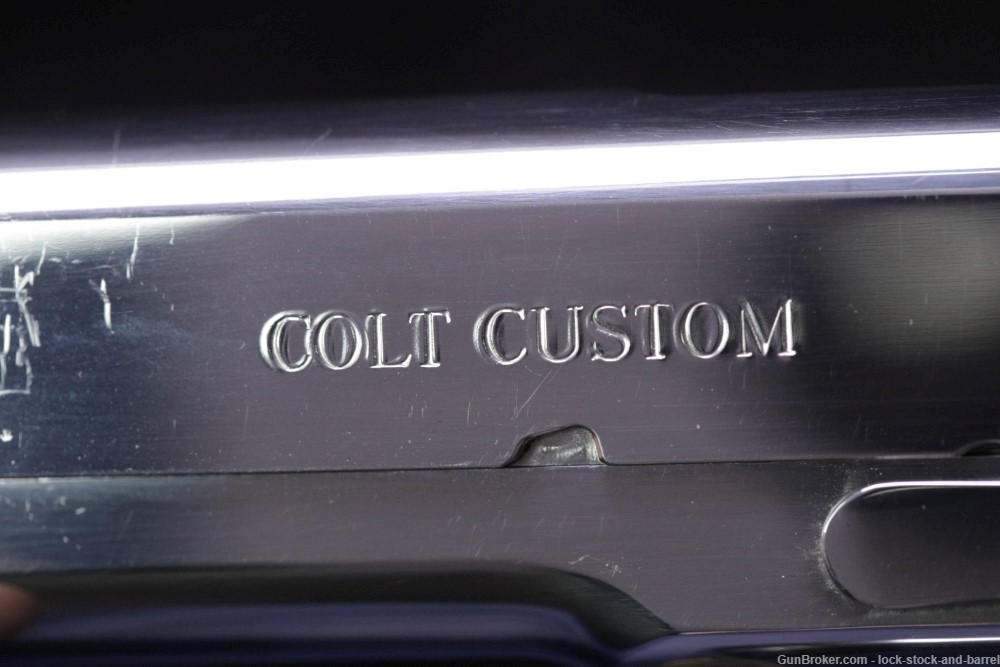 Colt Custom Shop ELCEN 1911 Bright Stainless .38 Super Semi-Auto Pistol-img-14