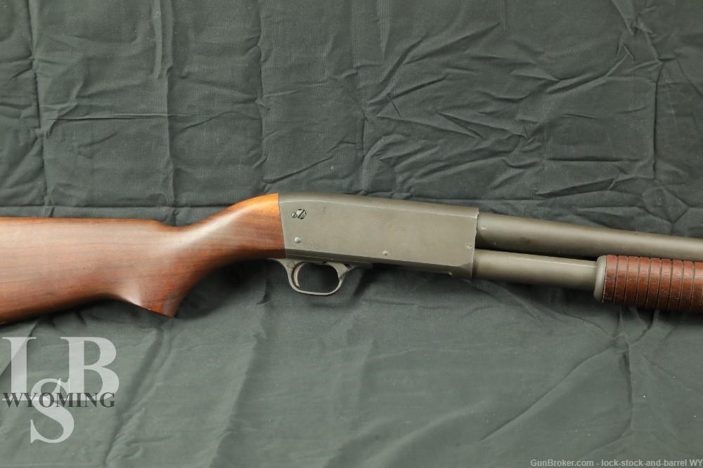 Ithaca Model 37 M37 Featherlight M&P 20” Shot 12 GA Pump Shotgun, 1969 C&R-img-0
