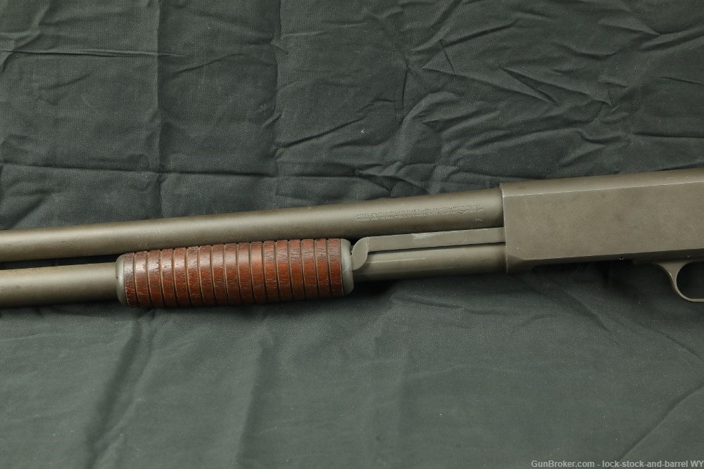 Ithaca Model 37 M37 Featherlight M&P 20” Shot 12 GA Pump Shotgun, 1969 C&R-img-9