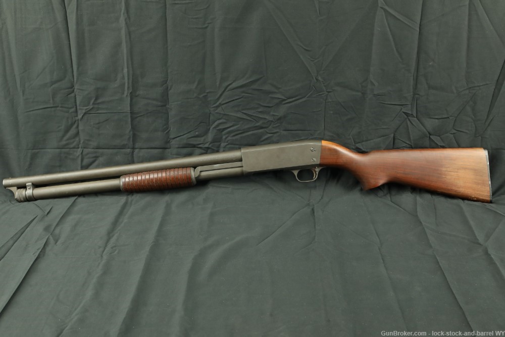 Ithaca Model 37 M37 Featherlight M&P 20” Shot 12 GA Pump Shotgun, 1969 C&R-img-7