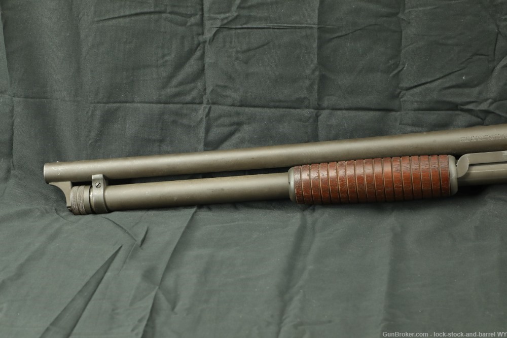 Ithaca Model 37 M37 Featherlight M&P 20” Shot 12 GA Pump Shotgun, 1969 C&R-img-8