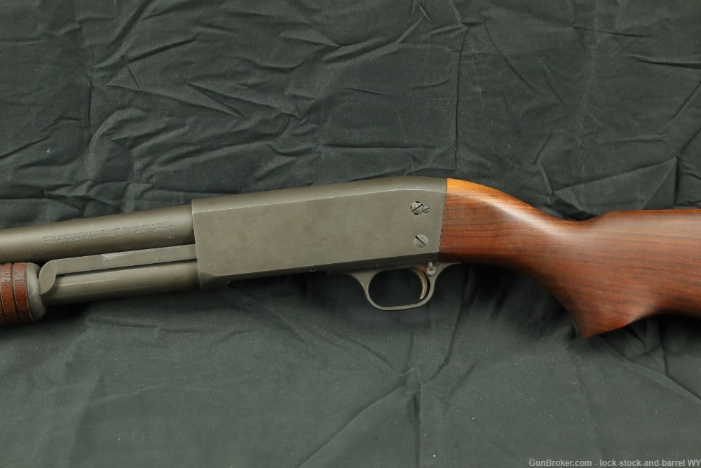 Ithaca Model 37 M37 Featherlight M&P 20” Shot 12 GA Pump Shotgun, 1969 C&R-img-10
