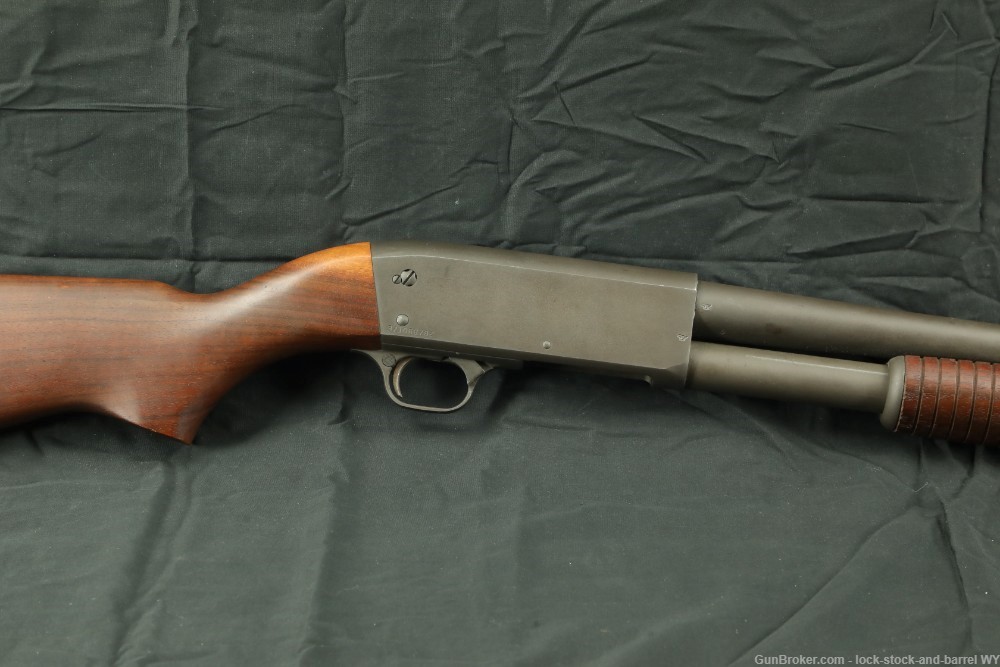 Ithaca Model 37 M37 Featherlight M&P 20” Shot 12 GA Pump Shotgun, 1969 C&R-img-4