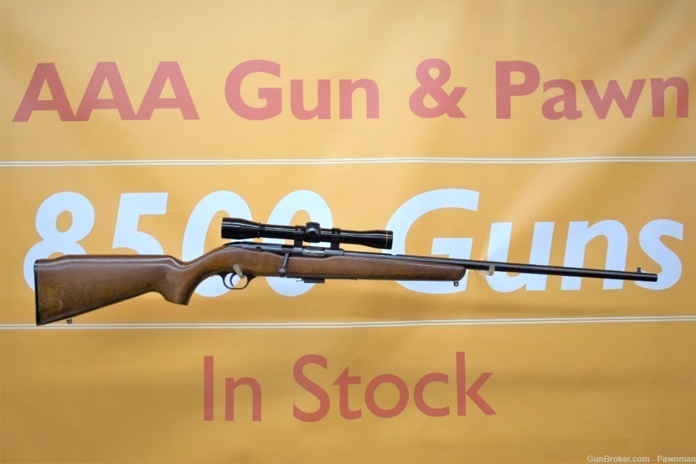 Mossberg Model 640T in 22 Mag made 1976 birch stock-img-0