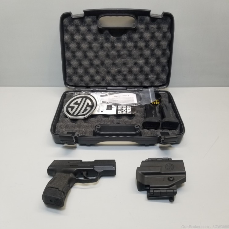Sig Sauer P365 9mm 3" No Thumb Safety W/Tac Pack & Box-img-0