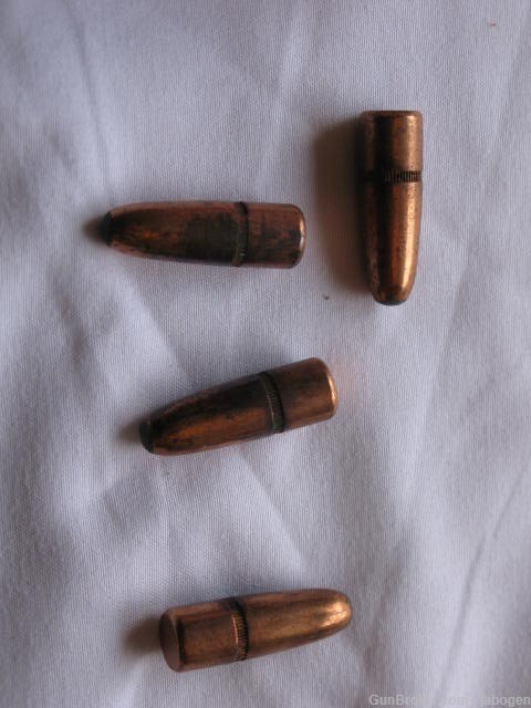 375 H+H bullets, 50 Hornady 270 grain round nose, tarnished.-img-2