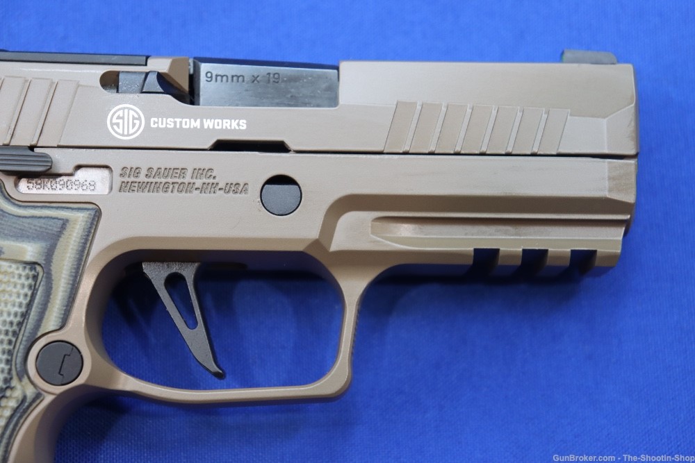 Sig Sauer Model P320 AXG SCORPION Pistol 9MM Custom Works 320 FDE XRAY3 NS -img-5