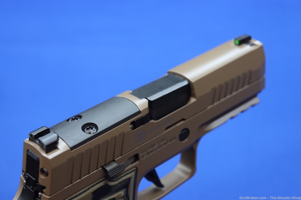 Sig Sauer Model P320 AXG SCORPION Pistol 9MM Custom Works 320 FDE XRAY3 NS -img-23