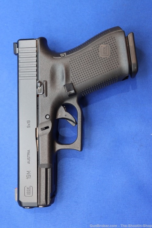 Glock Model G19M FBI Pistol 9MM 19M 15RD GEN 5 M Marked 4" Barrel LE BOX 19-img-3