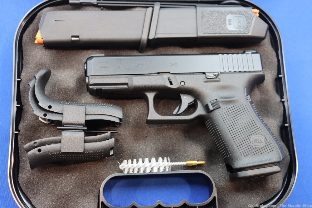 Glock Model G19M FBI Pistol 9MM 19M 15RD GEN 5 M Marked 4" Barrel LE BOX 19-img-2