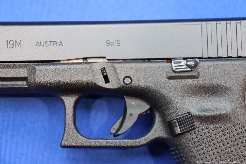 Glock Model G19M FBI Pistol 9MM 19M 15RD GEN 5 M Marked 4" Barrel LE BOX 19-img-5