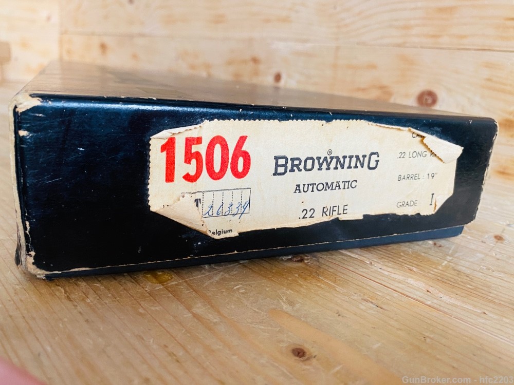 Browning SA-22 Grade I 22LR Excellent In Orig Box MFG 1965 Belgian Made FN -img-7