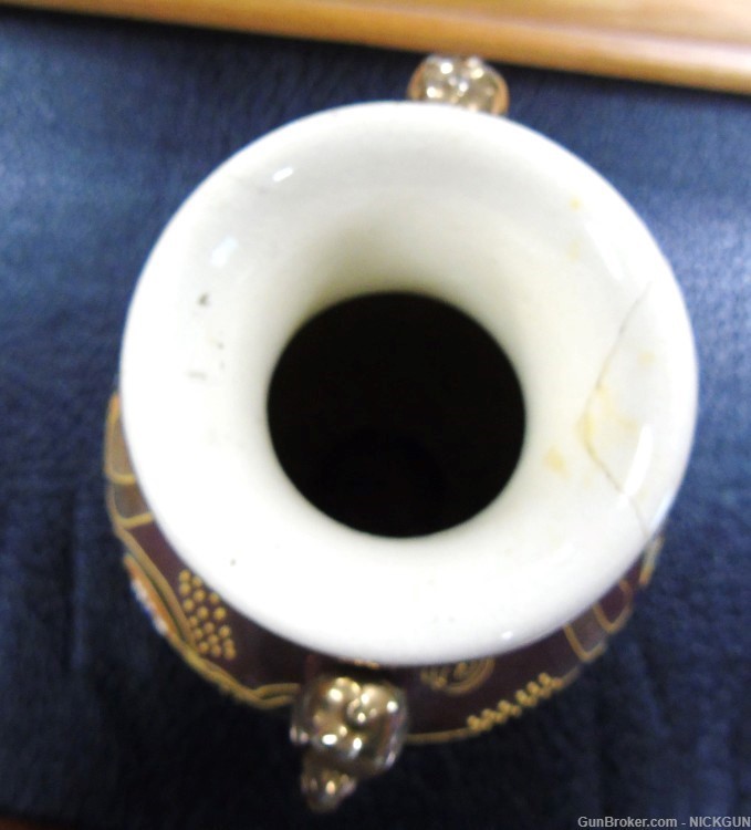 Antique Japanese Satsuma pottery/Vase early 20th Century.-img-4