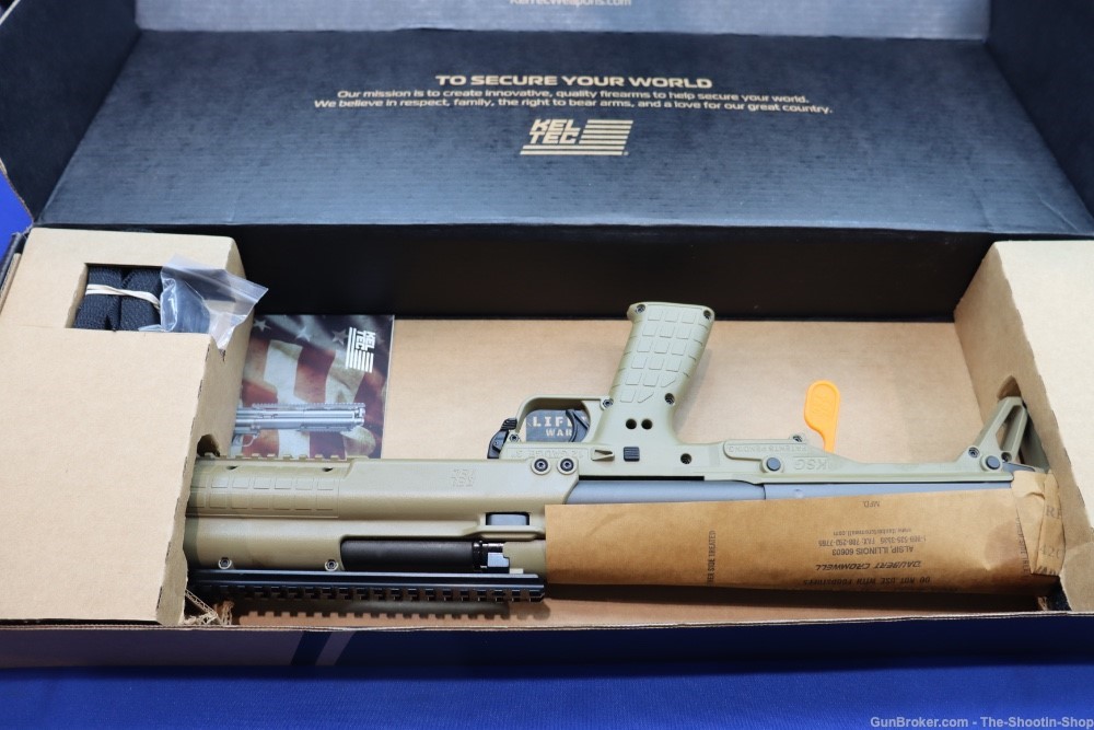 Keltec Model KSG Tactical Bullpup Shotgun 12GA 14RD 18" NEW FDE Pump Action-img-16