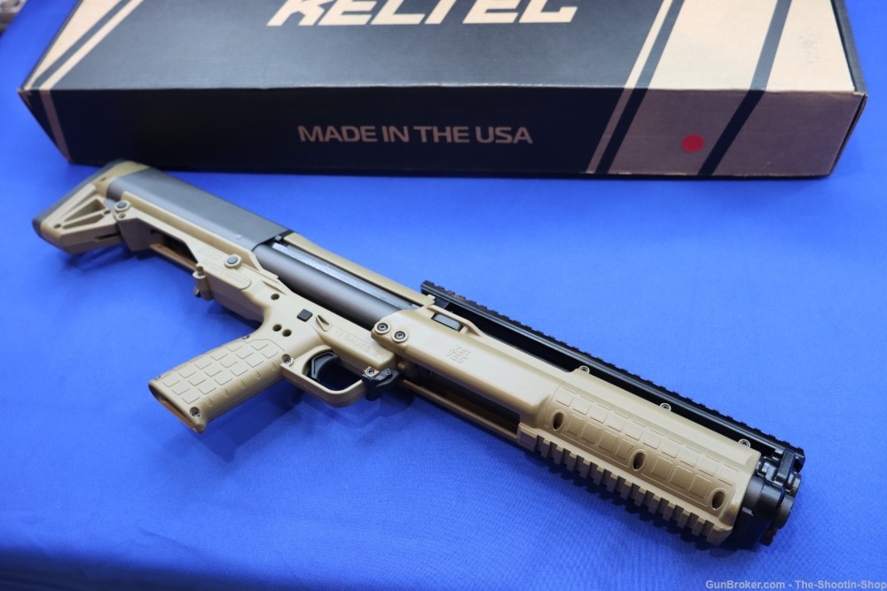 Keltec Model KSG Tactical Bullpup Shotgun 12GA 14RD 18" NEW FDE Pump Action-img-7