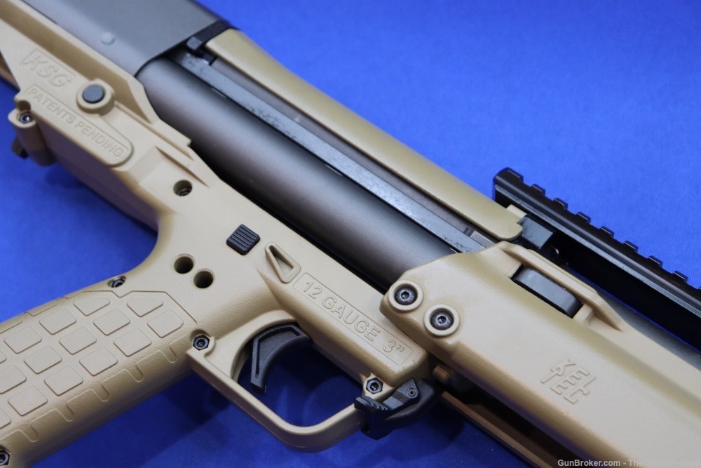 Keltec Model KSG Tactical Bullpup Shotgun 12GA 14RD 18" NEW FDE Pump Action-img-10