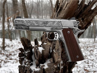 Kimber 1911 Custom Engraved Master Scroll AAA by Altamont .45ACP