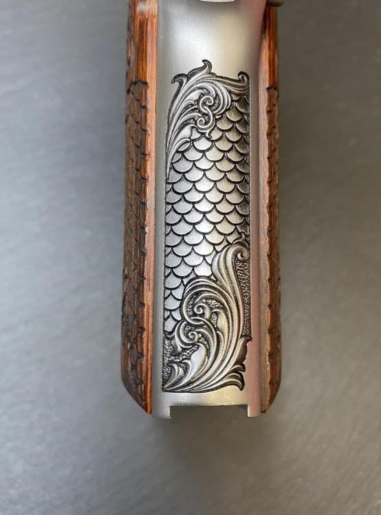 Kimber 1911 Custom Engraved Royal Fish Scale AAA by Altamont .45ACP-img-7