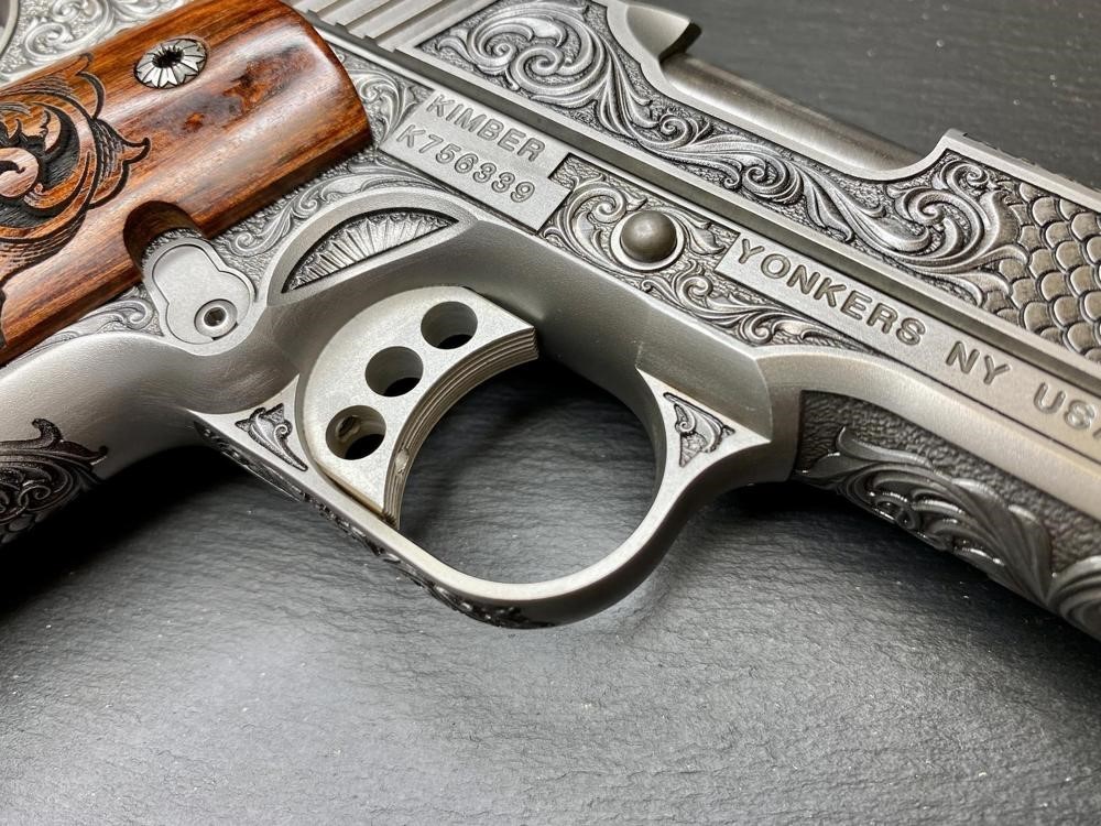 Kimber 1911 Custom Engraved Royal Fish Scale AAA by Altamont .45ACP-img-14