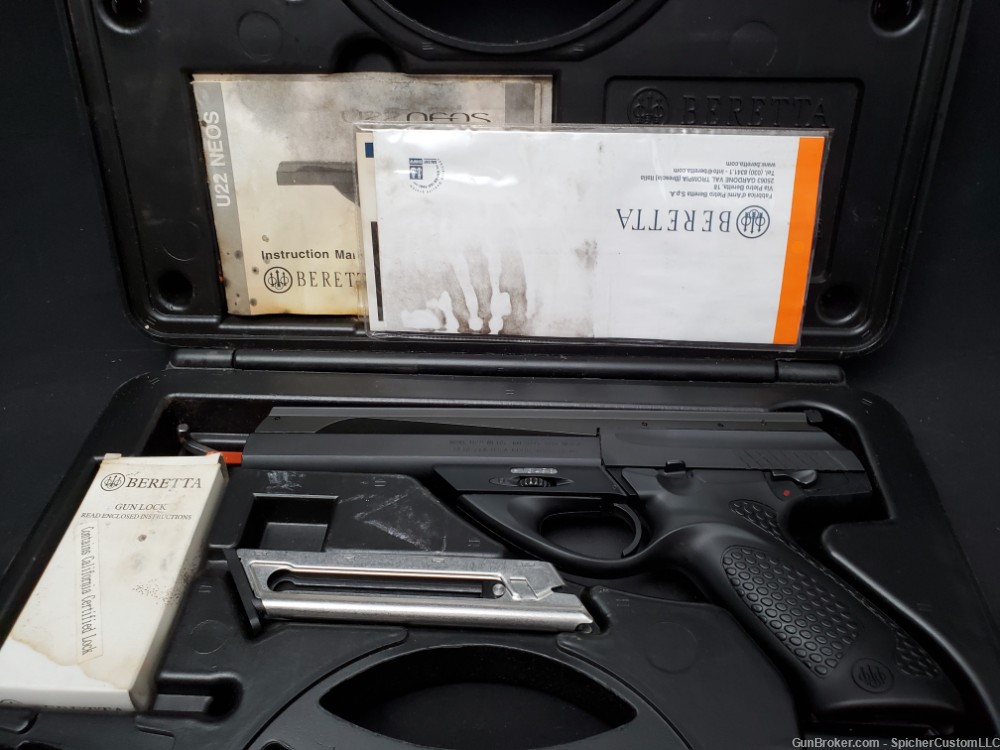 Beretta U22 NEOS .22LR Target Pistol with 2 Magazines, Case, Manual etc-img-11