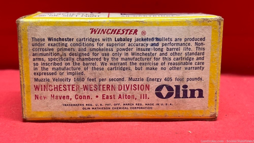 Winchester 25-20 Win 86gr Soft Point Ammo - 50 Rounds - W25202-img-5