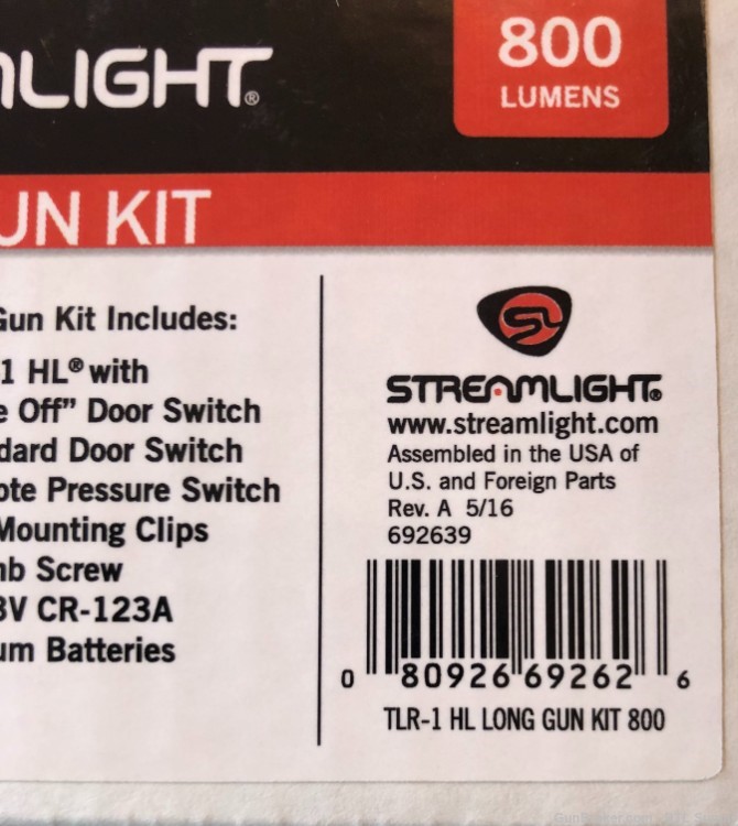 Streamlight TLR-1 HL Long Gun Kit Black-img-3