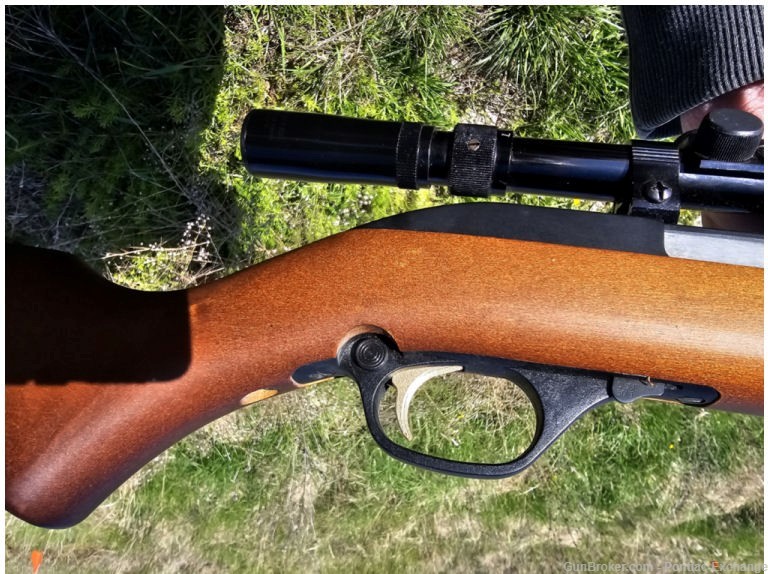 1994 Marlin 60W Microi Groove .22 LR Rifle w Factory Stickers Gold Trigger-img-11