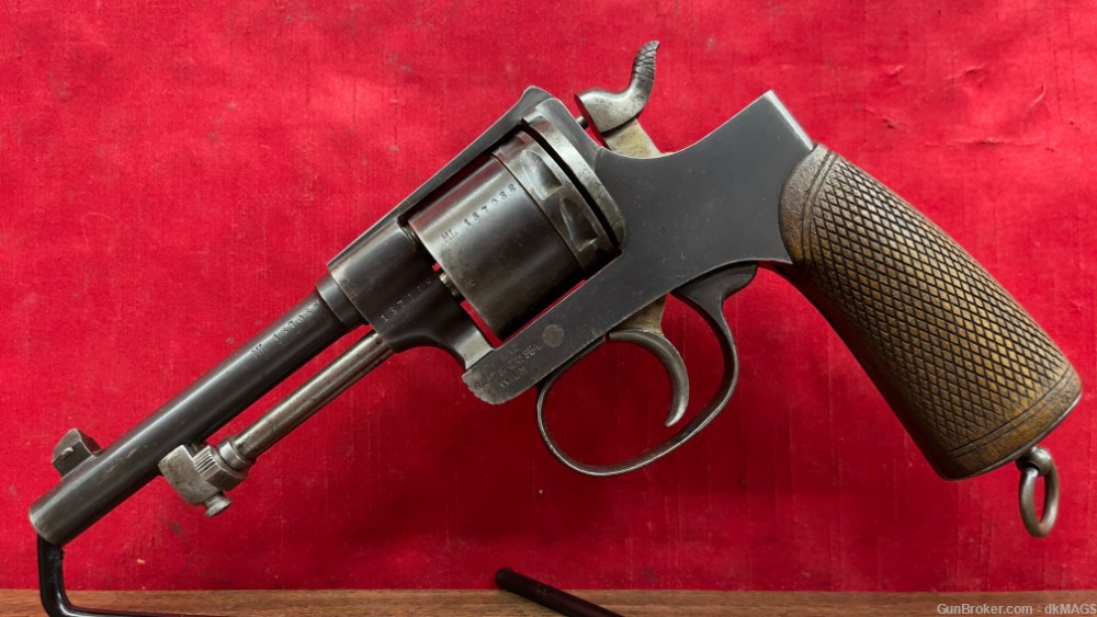 WWI Rast & Gasser Model 1898 M1898 ML Marked 8mm 4.5" BBL. DA / SA Revolver-img-0