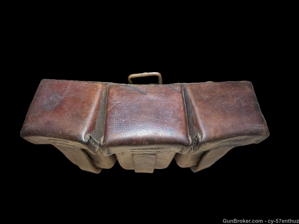 Pair of WW1 G98 Ammo Pouches M1909 wwi 1915 dated gewehr mauser 8mm-img-8
