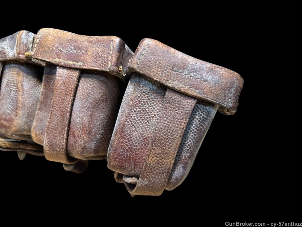 Pair of WW1 G98 Ammo Pouches M1909 wwi 1915 dated gewehr mauser 8mm-img-18