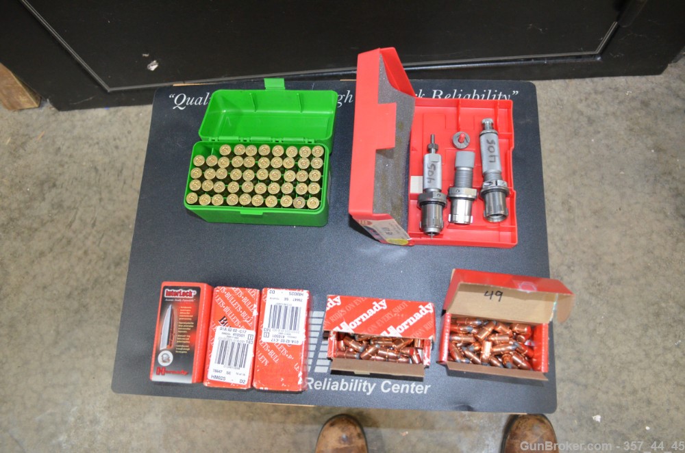 405 Winchester Hornady Bullets Brass Reloading Dies Bushings .405 Win-img-13