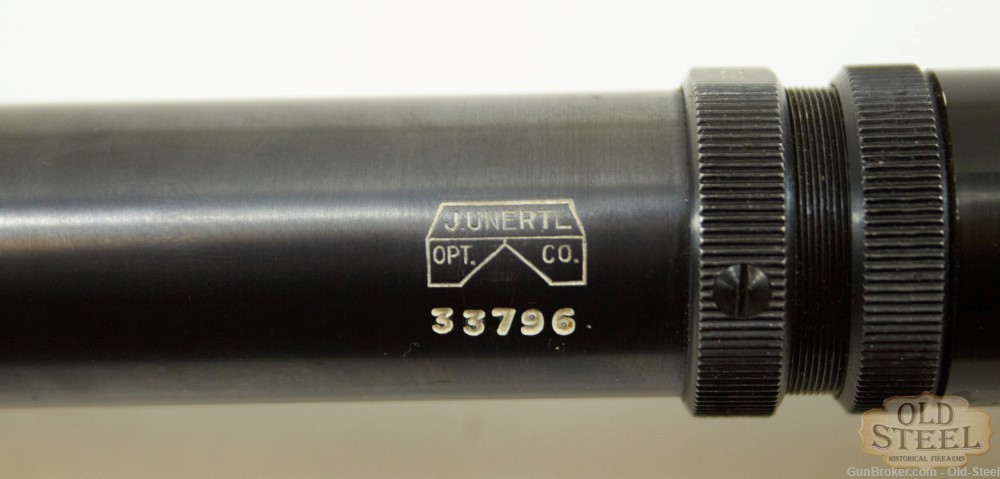 Unertl 12x Scope W/ Mount Clear Glass Early Sniper Rifle Scope-img-7