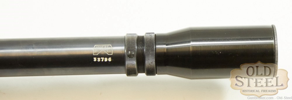 Unertl 12x Scope W/ Mount Clear Glass Early Sniper Rifle Scope-img-6