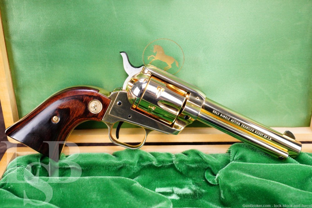 Colt Commemorative Frontier Scout General Hood .22 LR SA Revolver, 1964 C&R-img-0