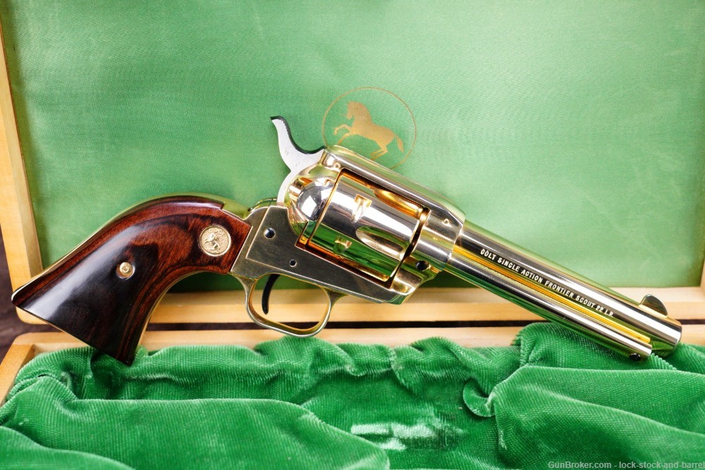 Colt Commemorative Frontier Scout General Hood .22 LR SA Revolver, 1964 C&R-img-2