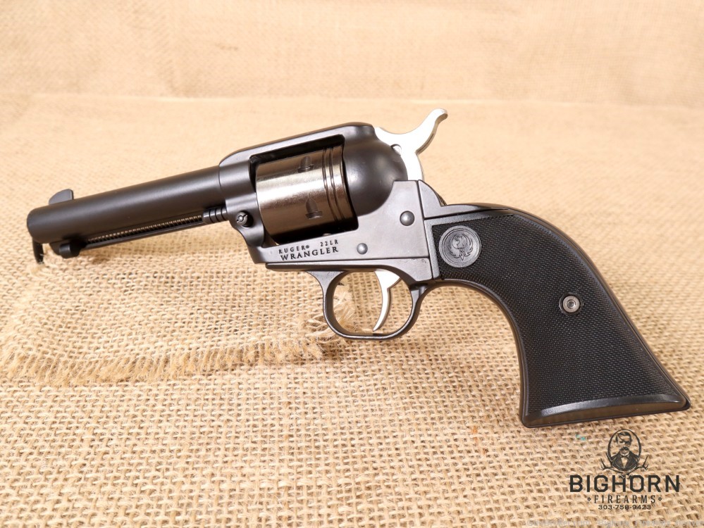 Ruger, Wrangler .22LR Single-Action Revolver 4-5/8" LIKE NEW IN BOX *PENNY*-img-1