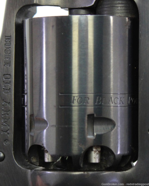 Ruger Blued Old Army 7.5" Barrel .44 Cal BP Cap & Ball SA Revolver w/ Box-img-7