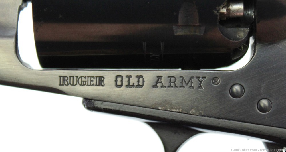 Ruger Blued Old Army 7.5" Barrel .44 Cal BP Cap & Ball SA Revolver w/ Box-img-5