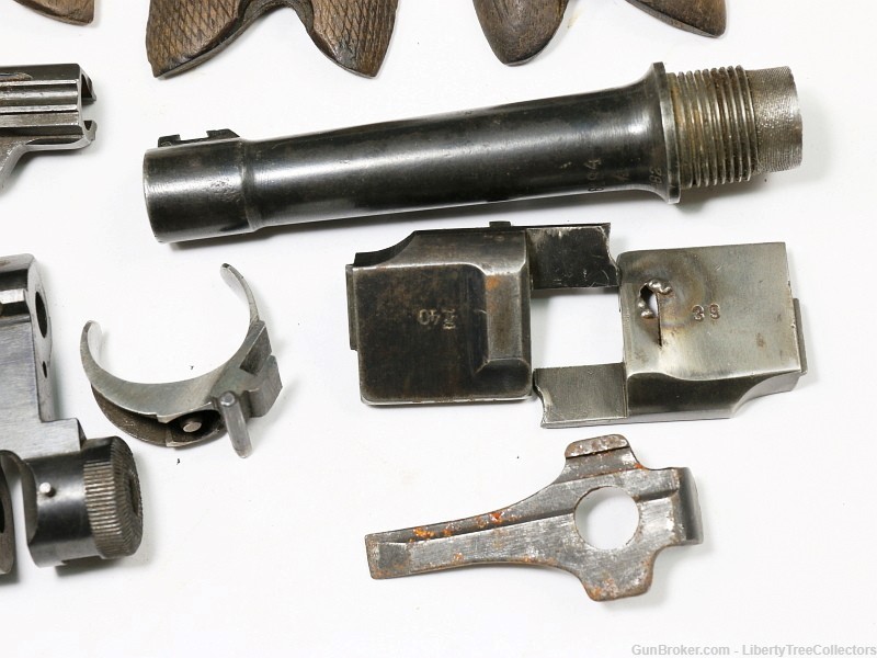 German Luger Parts Lot-img-5