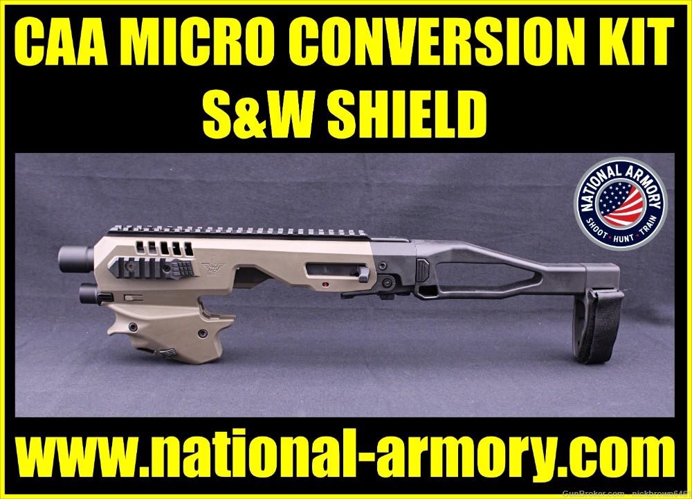 CAA MICRO CONVERSION KIT SMITH & WESSON SHIELD STABILIZER DROP IN KIT NY CA-img-0