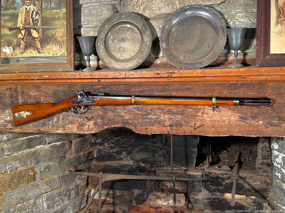 Vintage Navy Arms 1863 Remington Zouave Percussion Civil War Rifle Musket-img-0