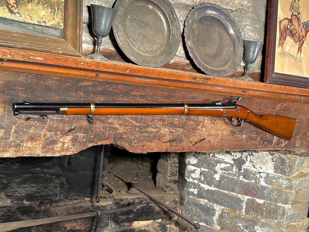 Vintage Navy Arms 1863 Remington Zouave Percussion Civil War Rifle Musket-img-1