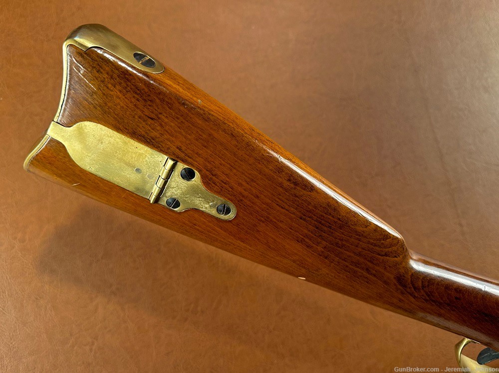 Vintage Navy Arms 1863 Remington Zouave Percussion Civil War Rifle Musket-img-8